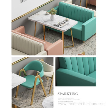 Customize design restaurant coffee shop furniture booth sofa